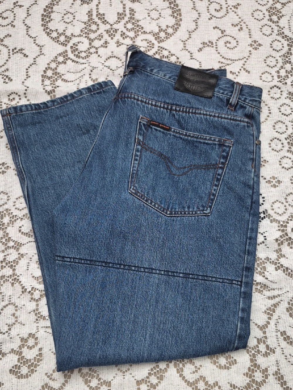 Harley-Davidson Men's Straight Denim Riding Jeans
